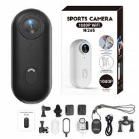 Mini sporto kamera su WiFi, 1080P, 140° kampas, atspari vandeniui