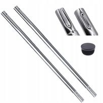 Antenos stiebas 3m, sulankstomas, 2 x 1,5m, cinkuotas plienas, su dangteliu, Luxon