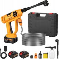 Belaidis 21V 790 PSI aukšto slėgio plovimo įrenginys su LED, 2 baterijos, 6in1