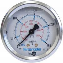 Slėgio matuoklis 250bar Q63 KRANZLE 15039