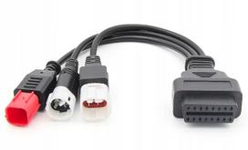 Adapterio laidas OBD2 3 pin 4 pin 6 pin Yamaha Honda