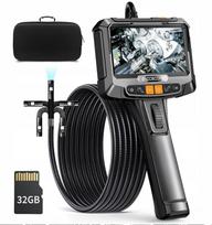 Endoskopas S10 su 360° besisukančia galvute, dvi FHD kameros, 5″, 8,5 mm, 1,5 m