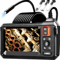 Endoskopinė kamera HD 5m 4.3" IPS Type-C 8LED vamzdžiams