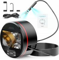 Vaizdo endoskopas DUO, 5 m, 8 LED, 2x Full HD, dvi kameros
