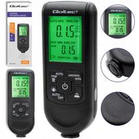 Dažų storio matuoklis Qoltec LCD 0-2000m aliuminiui ir plienui
