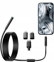 Endoskopinė inspekcinė kamera W300, 2x FullHD, WiFi, 8mm, 3m, Android/iOS
