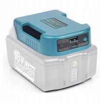 Adapteris Makita 18V su USB ir USB-C, 18W greitas įkrovimas, Powerbank