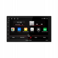 Automobilinė radija Kruger&Matz KM2010 su LCD, Bluetooth, CarPlay, Android Auto, GPS