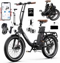 Sulankstomas elektrinis dviratis ONESPORT OT16-2, 250W, 48V, 17Ah, 20", su APP valdymu
