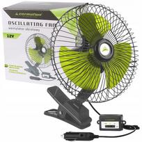 Automobilio ventiliatorius 20 cm, 12V, 21W, su tvirtinimu spaustuku arba varžtais