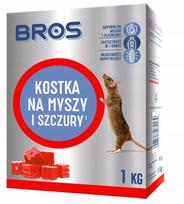 Graužikų nuodai BROS CUBE pelėms ir žiurkėms, 1 kg