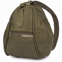 Moters odinė kuprinė-rankinė Beltimore olive 019