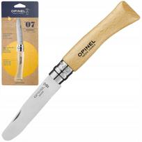 Sulankstomas peilis vaikams Opinel Inox No.7, natūralios spalvos