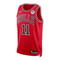 Nike X NBA Icon Chicago Bulls apvalia iškirpte, prakaitą sugeriantis krepšinio marškinėliai 11 DeMar DeRozan Vyriški marškinėliai Raudoni CW3513-657 M red