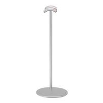 Headphone Stand Aluminum Alloy Headset Holder Earphone Stand with Supporting Bar 10cm Solid Base Silver sidabras