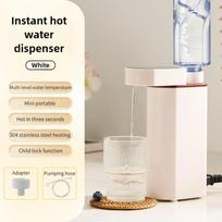 3L Desktop Instant Water Dispenser Small Office Water Boiling Machine Intelligent Household Quick Heating Water Machine beige