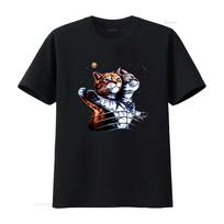 Retro Titanic Cat Kitten Lover Vintage Funny T Shirt Summer vintage Washed Soft Versatile Comfortable Breathable Casual Unise... 4XL įvairiaspalvis