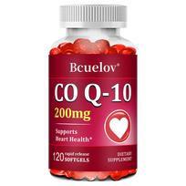 Premium Coenzyme Q10 Capsules for Heart Health, 120 Rapid Release Softgels, 120 Count 120PCS red