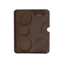 Silicone Coffee Machine Countertop & Drying Pad - Anti-slip & Vibration Resistant black