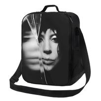 Lady Gaga Mayhem Album Insulated Lunch Bag for Women Bento Storage Food Boxes Portable Container Cooler Thermal Lunch Box Tote One Size gray
