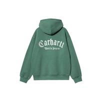 Carhartt WIP Hooded Onyx Script Sweatshirt Men sweatshirt Green I032865-22V-XX L