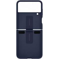 Samsung Galaxy Z Flip 4 Silicone Cover with Navy Blue - EF