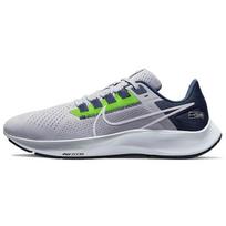 NFL x Nike Air Zoom Pegasus 38 Seattle Seahawks Vyriški sportbačiai Pilki Wolf-Grey College-Navy DJ0854-001 40.5 gray