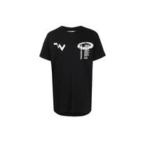 Off-White SS20 3D Space Pattern Print Short Sleeve T-Shirt Men Tops Black OMAA027R201850111001 M