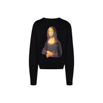 Off-White Mona Lisa Print Hoodie Fw20 Men Tops Black OMBA035F20FLE0041010 XS gray