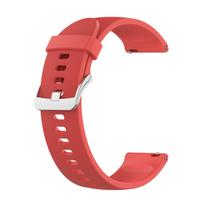 22mm Silicone strap for Xiaomi Mi Watch Color Sports Edition S1 Active Smart watch Bracelet for Hauwei GT3 2 PRO Mi Watch Color 2 correa For Mi Watch Color red