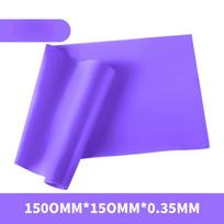 Resistance Bands Set for Exercise, Fitness, Yoga, Pilates, Strength Training & Rehabilitation - Versatile Stretch Elastic Bands purple