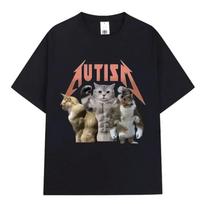 Cute Muscle Cat T-shirt Fitness Gym Fashion Hip Hop Short Sleeve T Women's Summer Trendy Demure Comfortable Cotton T-shirt90074 S juoda