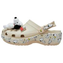 Crocs Peanuts X Classic Platform Clog Atsitiktiniai klumpės Moteriškos klumpės Smėlio spalvos 212118-90H 34-35