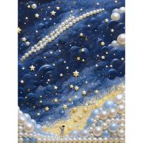 Pearl Painting Kit Cloud Sea Theme Frameless Handicraft DIY Bedroom Decoration Living Room Wall Art Room Decoration Art Craft Decoration 30x40cm