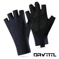 Unisex vasarinės dviračių pirštinės: Apsauga nuo saulės, Smūgių absorbcija, Neslystantis, Kvėpuojantis, skirtas kelių ir kalnų dviračiams M Women or Small Hands Men black