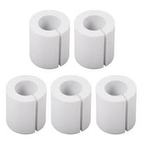 5/10Pcs Curtain Spacers EVA Foam Rollers 50/85mm White Curtain Shaper Uniform Spacing Rod Attachment Drapes Spacer for Home Office S 5pcs