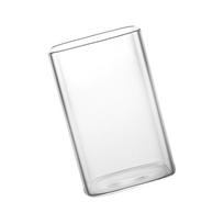 Aukštas kvadratinis stiklinis puodelis, sustiprintas borosilikatinis, kasdieniam naudojimui, arbatai, pienui, madingas, daugkartinis, elegantiškas, skaidraus stiklo puodeliai, stiklinės white