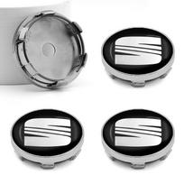 Hot New 56/60mm Car Wheel Center Hub Caps Protector Cover Car Accessories For SEAT Ibiza Leon Arona Ateca Tarraco Alhambra Cupra