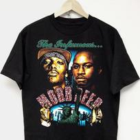 Mobb Deep The Infamous Rap Marškinėliai vtg 90-ųjų hip hopo koncerto prekybinė prekė nyc grafinis marškinėlis L black