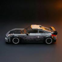 291 vnt. „Fast & Furious: Tokyo Drift“ konstravimo kaladėlės MOC Takashi 2002/03 Fairlady Z (Z33) 350Z Veilside Plytos Žaislai Suaugusiems Dovanos black