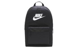 Nike Heritage Polyester Laptop Bag Backpack Regular Unisex Black ONESIZE black