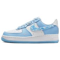 Nike  Air Force 1 07 LX Nail Art - Celestine Blue Women Sneakers White Blue-Chill DX2937-100 38.5 gray