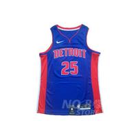 Nike NBA Icon Edition Jersey Pistons #25 Derrick Rose Basketball Vest Men Sports Tops Blue 864473-404 M blue