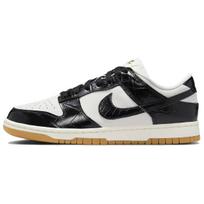 Nike  Dunk Low LX Black Croc Women Sneakers White Phantom Sail FJ2260-003 35.5