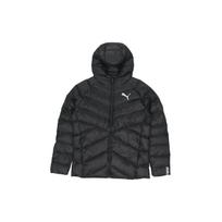 Puma Logo Solid Warm Hooded Down Jacket Men Outerwear Black 846292-01 S black