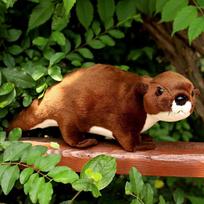 Otter doll plush toy rag doll sea otter doll pillow animal ornaments Children's Day gift 40 cm (0.15kg)