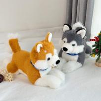 Simulated Pose Shiba Inu Plush Toy Doll Boy Gift Sofa Pillow Pillow Video Game City Redemption Doll 65cm orange