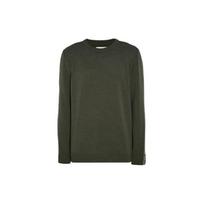 Stone Island Logo Embroidered Loose Fit Crew Neck Long Sleeve Sweater Men sweater Green 7715545A8-V0058 XL