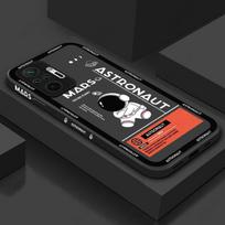 Skirta Xiaomi Redmi Note 10 11 12 13 14 Pro 5G 13 Plus 11S Poco X5 X6 F6 13T 11T Pro 13C 14 4G Redmi K70E Astronautas TPU dėklas For Redmi K70E black