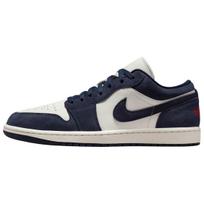Air Jordan 1 Low SE Obsidian University Gold Unisex Bėgimo bateliai Mėlyni IO7448-400 47.5 black